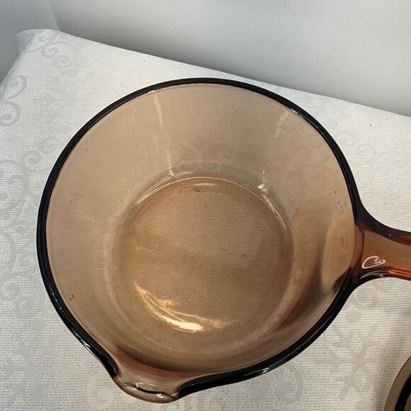 Corning Visions 1L Amber Glass Saucepan With Lid - Picture 4 of 5